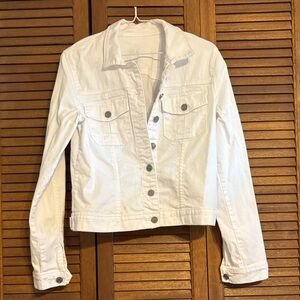 Kut from the Kloth White Jean Jacket